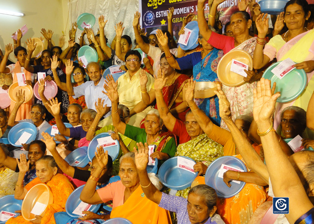 Esther ministry is the social wing of Grace Ministry in Mangalore introduced by Sis Hanna Richard to Provide encouragement, comfort, and support for old aged women and widows in India.